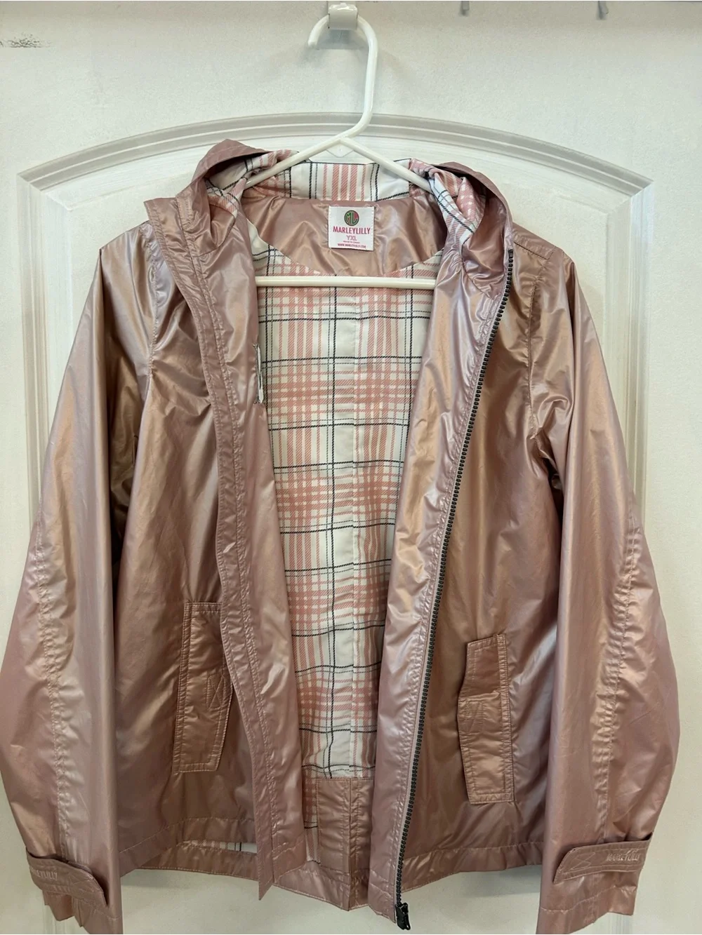MarleyLilly Rose Gold Raincoat